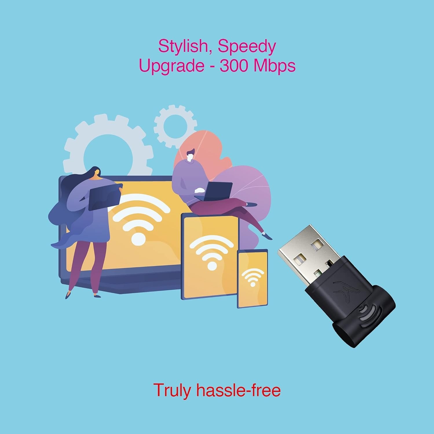 FINGERS FWF150 Wi-Fi USB Adapter (Nano-Sized | High Speed - Image 3