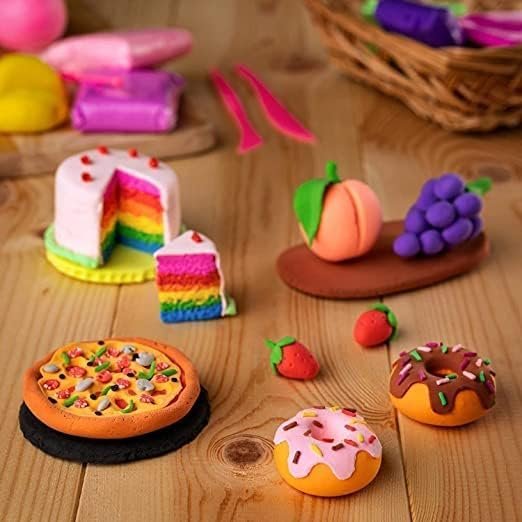 Clay (Pack of 12) Air Dry Clay, Colorful Children Soft Clay, Creative Art Crafts, Gifts for Kids-Multi Color. Non-Toxic Modeling Magic Fluffy Foam Bouncing Clay Putty - Image 7