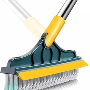 2-in-1 Bathroom Cleaning Brush with Wiper