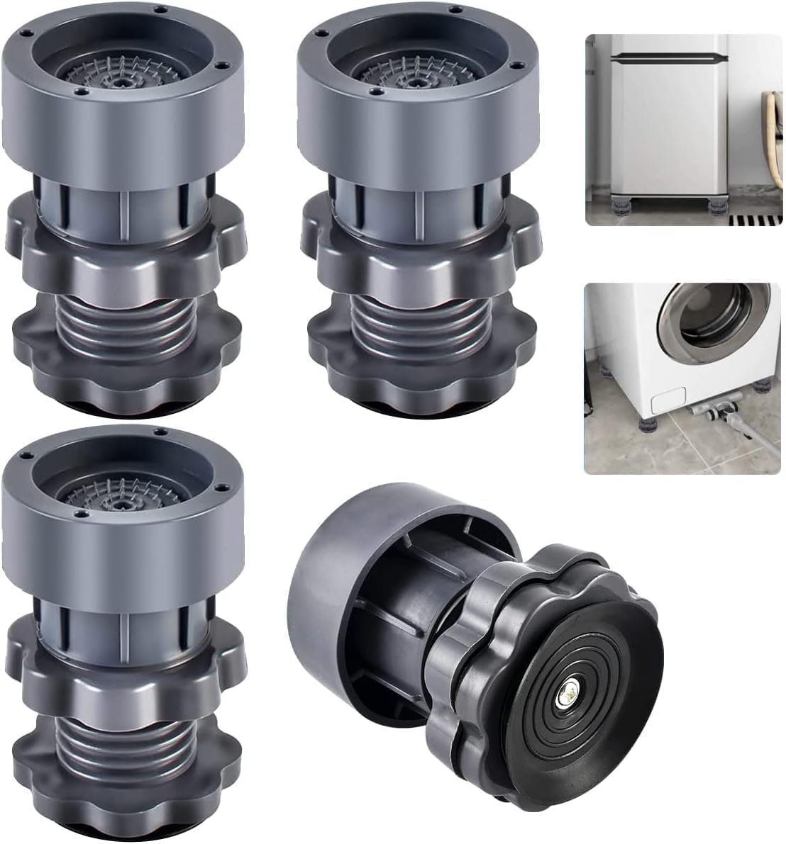 4 Pices Multi-Purpose Anti Vibration Pads for, Washing Machine