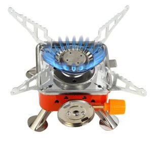 Portable Camping Gas Stove for Travel Stainless Steel Body
