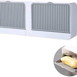 Double Bar Soap Dish with Drainage Box