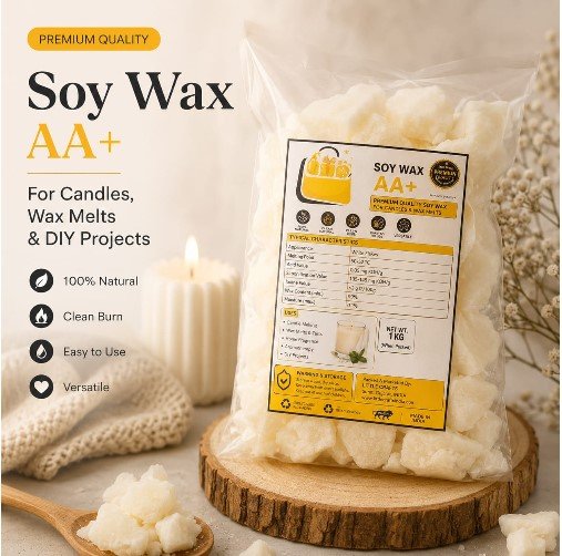 DishTrend(TM) 100% Pure Soy Wax for Candle Making | Natural SOYA Wax