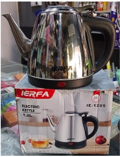 Ierfa Electric Kettle, Stainless Steel, 1.2 Litter Capacity