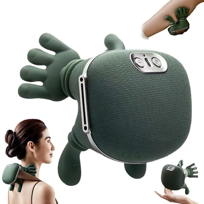 Neck Massager for Cervical Pain Neck and Shoulder Massager Machine Wireless Heated Neck Massager & Shoulder Massager