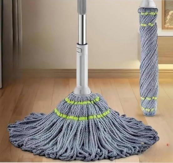 Microfiber Twist Mop for Floor Cleaning, Squeeze Twist Mop Stick, Durable Dust Easy to Use Floor Cleaner